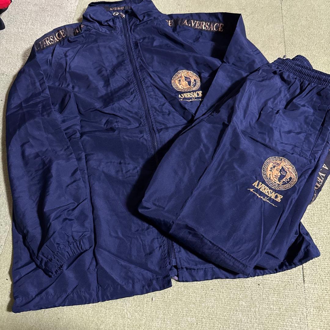 A.VERSACE ナイロンジャケット・パンツセット セットアップ 90s 希少
