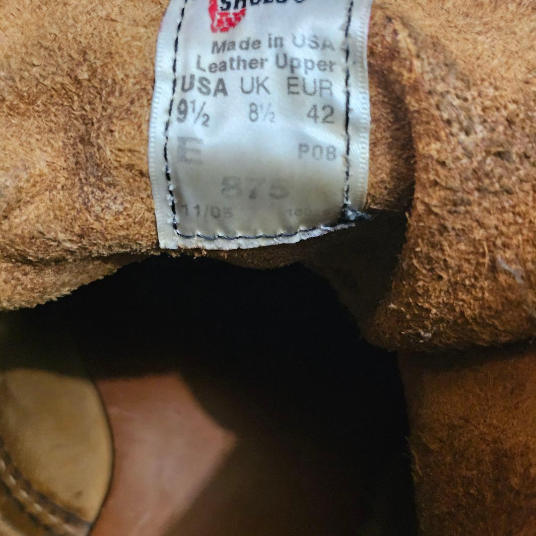 美品 05年製 羽刻印 オロイジナルアイリッシュセッター 875 9.5E