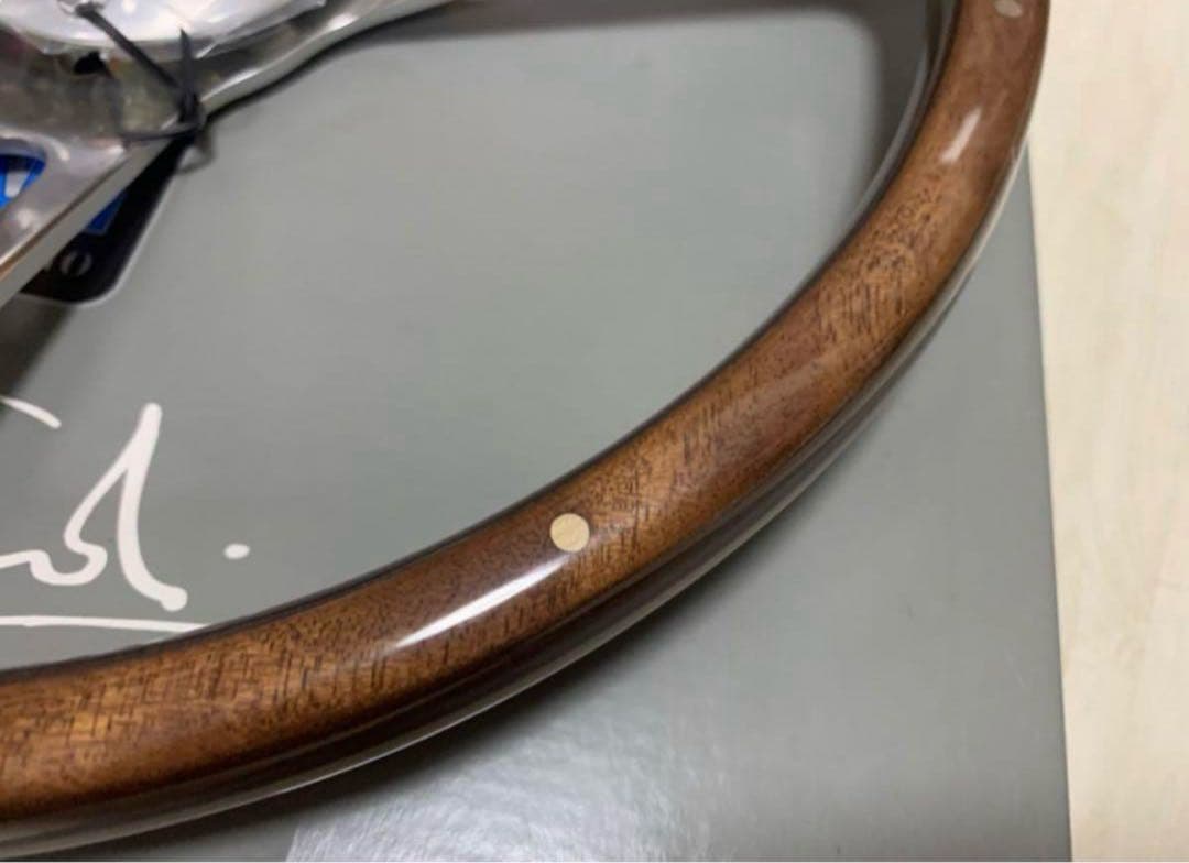 新品　社外ウッドステアリング　36.5Φ ヴィンテージ