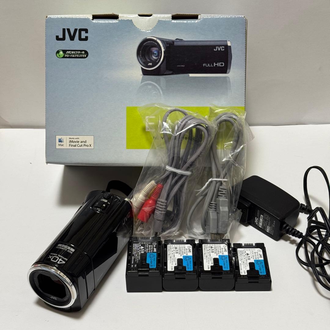美品】JVC FULL HD GZ-E77 バッテリー4個付き - メルカリ