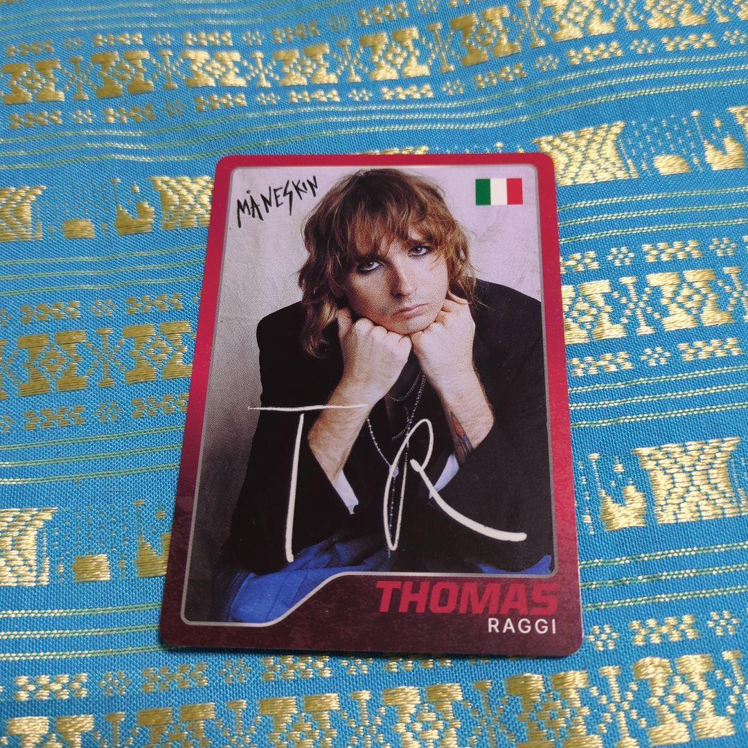 ネコポス マネスキン トーマス トレカMåneskin THOMAS RAGGI - メルカリ
