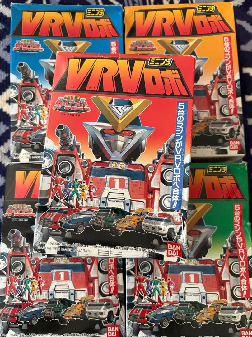 激走戦隊カーレンジャー ミニプラ VRVロボ 激走合体、RVロボ！ 「激走戦隊カーレンジャー」の合体ロボが食玩「SMP