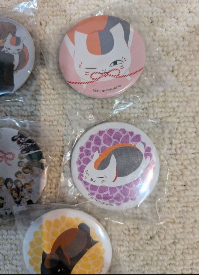 夏目友人帳 一番くじキャラバン おみくじ会場限定缶バッジ 夏目貴志