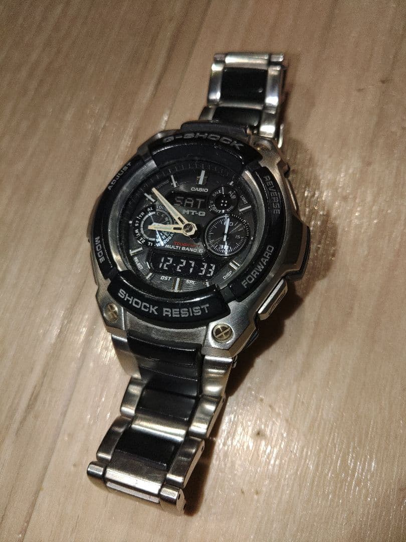 CASIO G-SHOCK MT-G MTG-1500 電波ソーラー　反転液晶 MTG-1500-1AJFサポートページ | CASIO