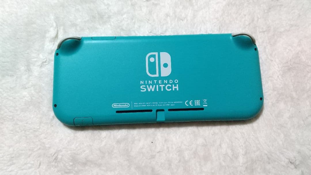 NintendoSwitchLiteターコイズ肉球キャップ付き動作品極良品おまけ