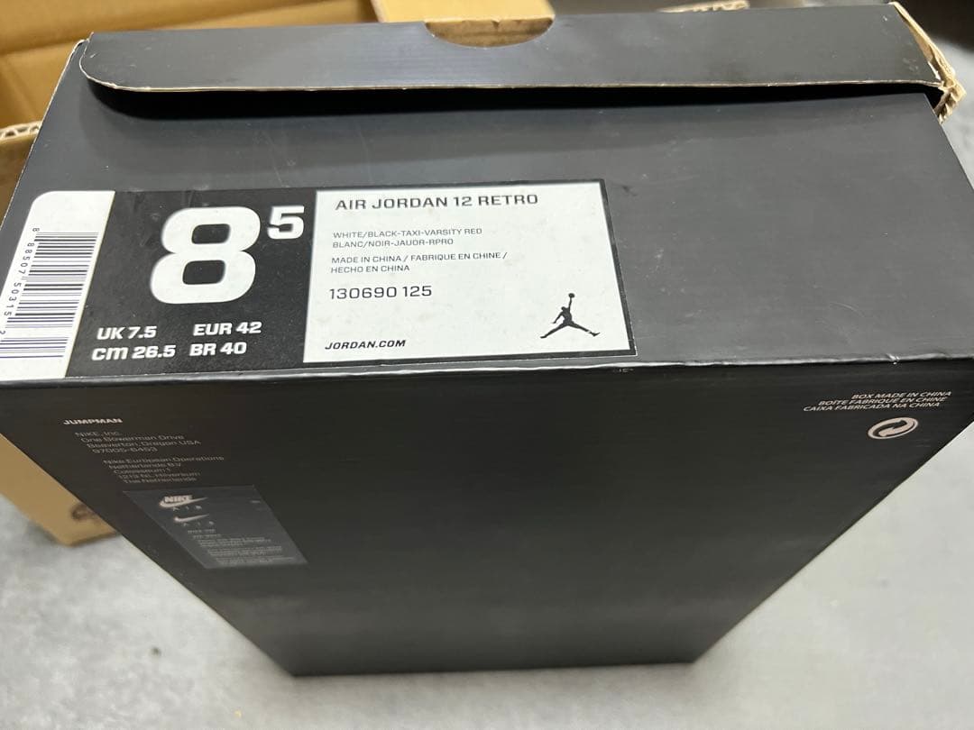 T*K様 Nike Air Jordan 12 Taxi 2013 26.5CM