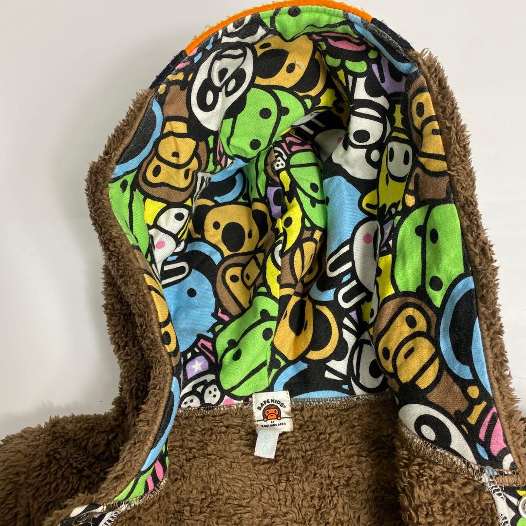 エイプキッズ フリースロンパース 80cm