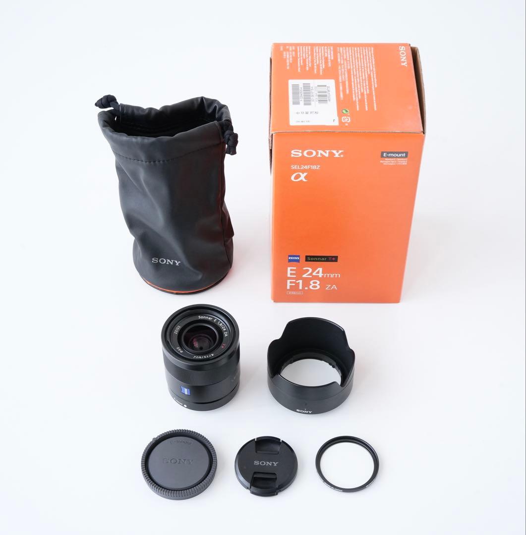 美品 SONY Sonnar T* E 24mm F1.8 ZA 単焦点レンズ Sonnar T＊ E 24mm F1.8 ZA | デジタル一眼カメラα（アルファ） | ソニー