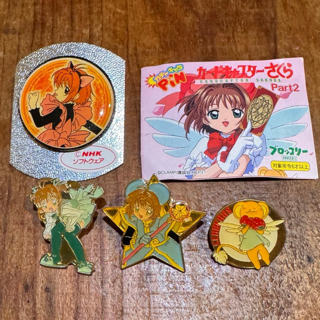 カードキャプターさくらピンバッジ ピンズ CLAMP木之本桜 ガチャキャラ