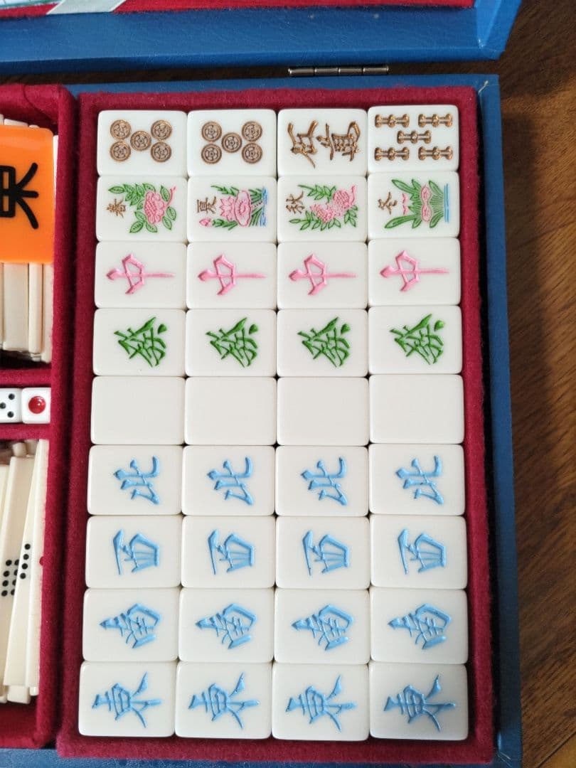 市川屋 麻雀牌 カラフル ラベンダー ゆめかわいい ピンク 水色