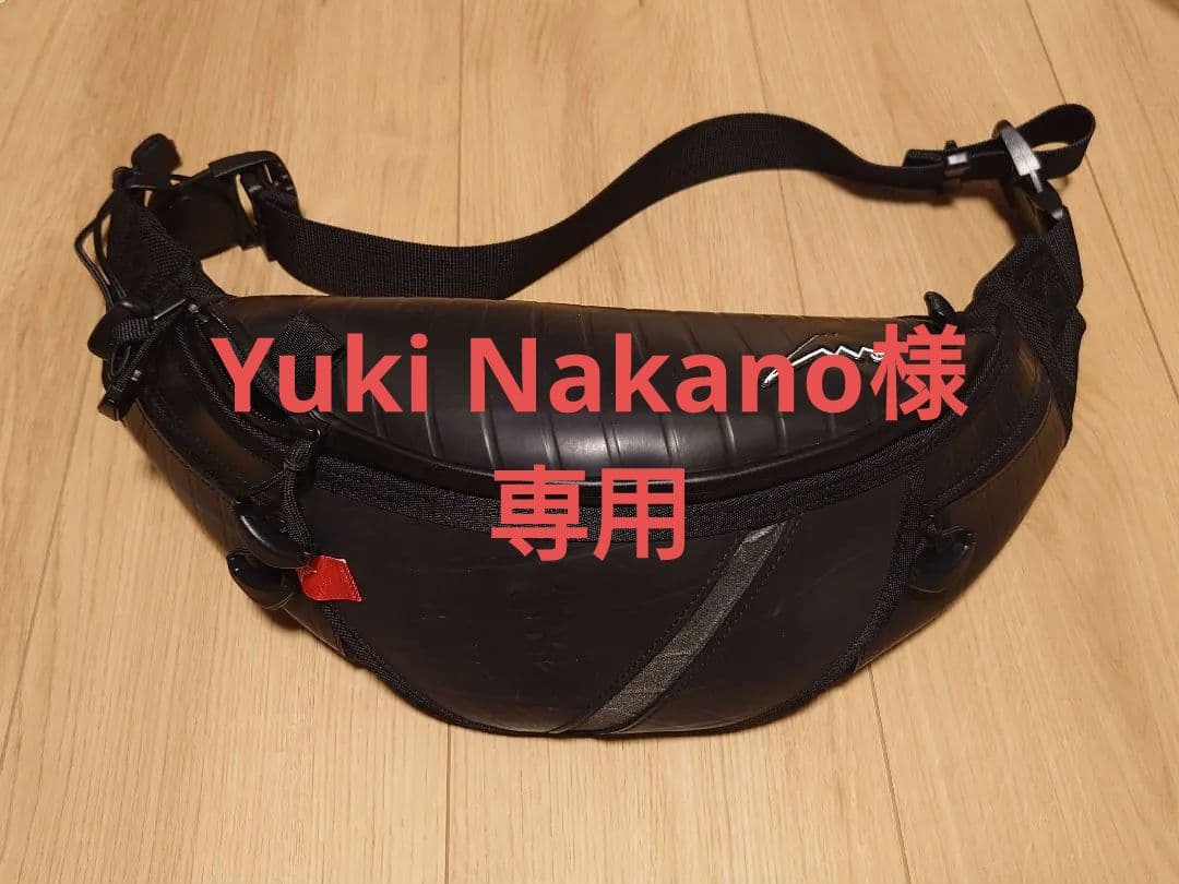 ［Yuki Nakano］seal クシタニコラボ　ウエストバッグ　防水 SEALとKUSHITANIがコラボ。廃タイヤ使用の防水性「レッグバッグ