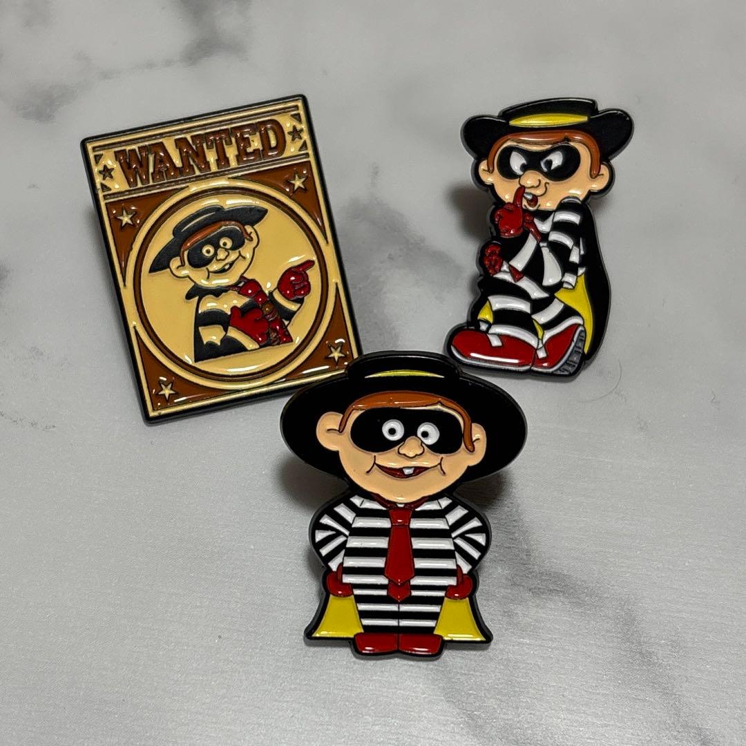 新品】マクドナルド ハンバーグラー ピンバッジ 3点セット - メルカリ