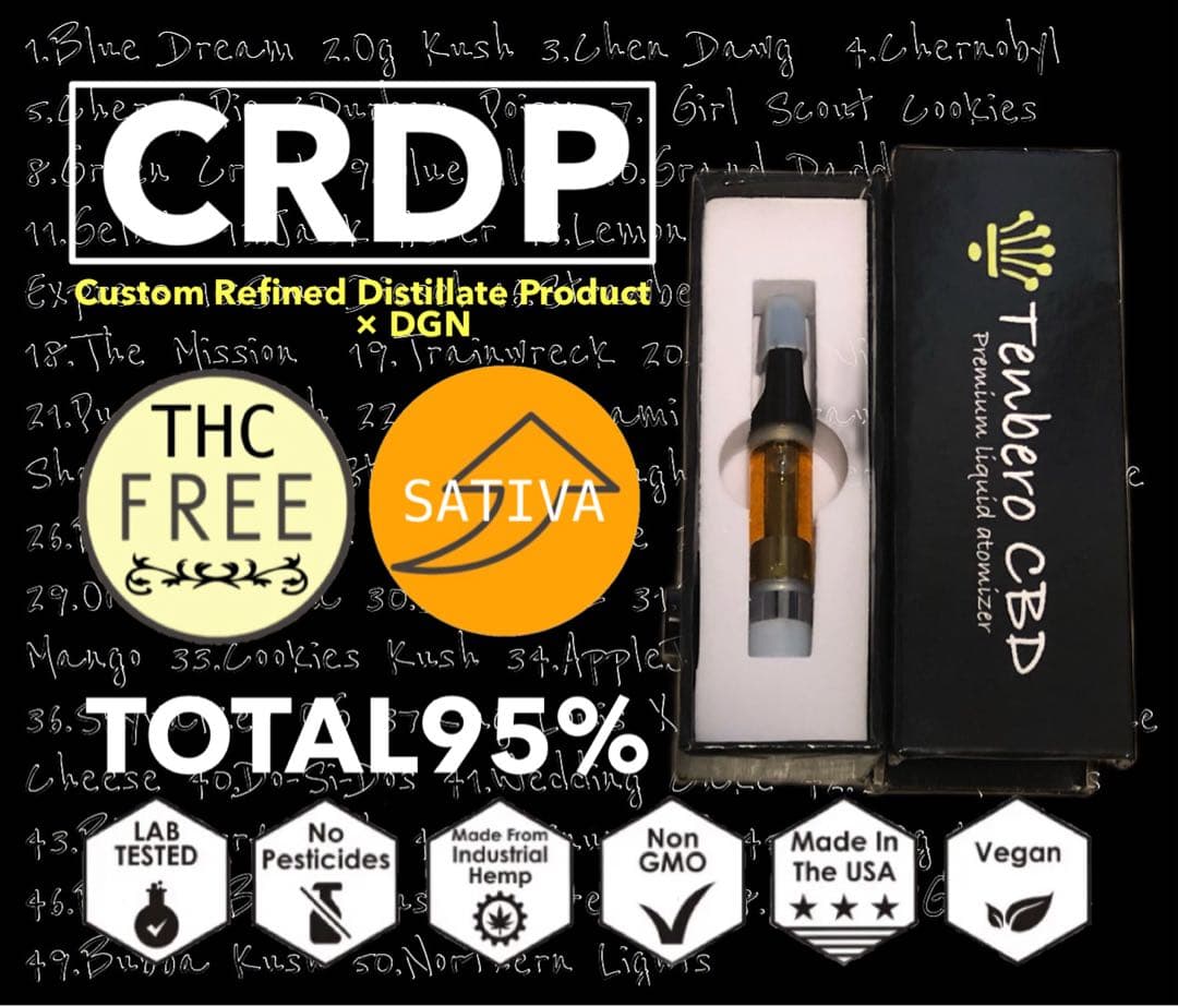 CRDP×DGNリキッド 1ml Tangie Crude Boys 1G Cartridge - Tangie Dream (Sativa) - Crude Boys