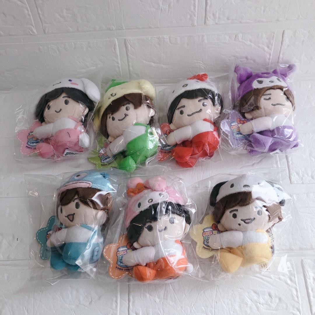 未使用 なにわ男子 ローソン サンリオコラボ クリップマスコット 全7種