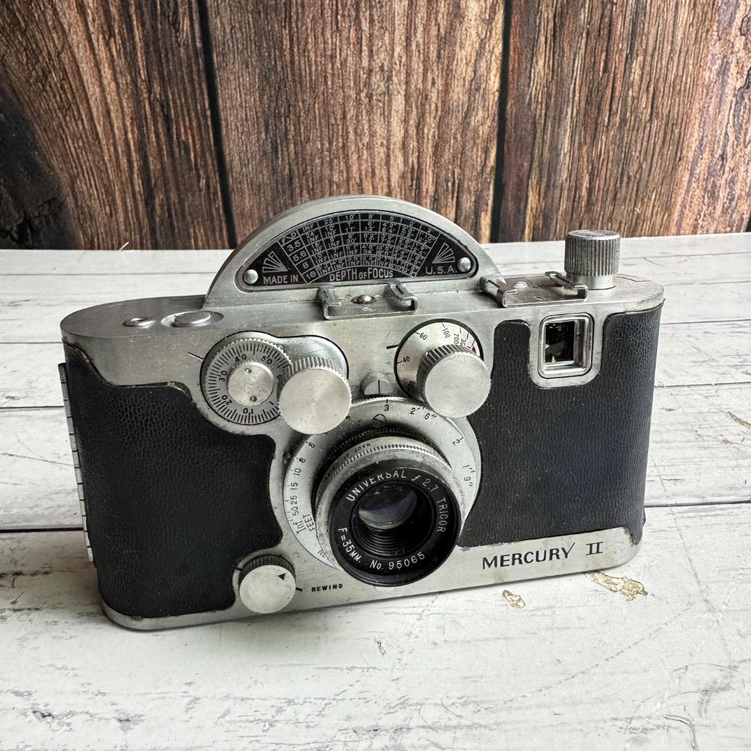 ② MERCURY II ハーフサイズカメラ USAカメラ ヴィンテージ Mercury II Model CX Half Frame 35mm Film Camera With Lens | eBay