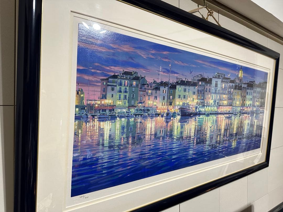 値下げ！笹倉鉄平「サントロペ」シルクスクリーン - メルカリ