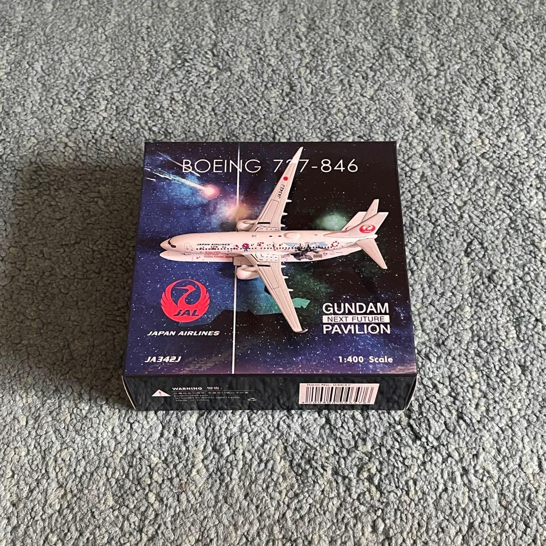 JAL 737-800 ガンダム EXPO JA342J ph 1:400 - メルカリ
