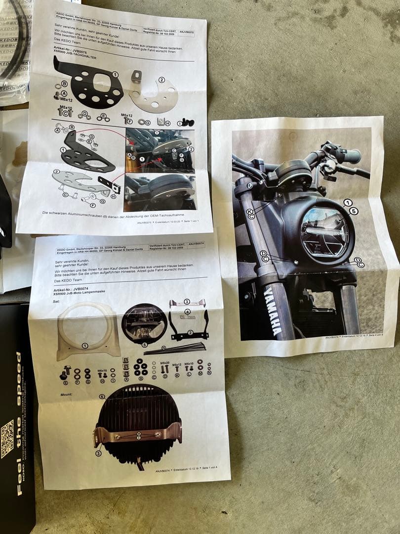 xsr900 JvB-MOTO LED ヘッドライト Eマーク付き 車検対応 - メルカリ