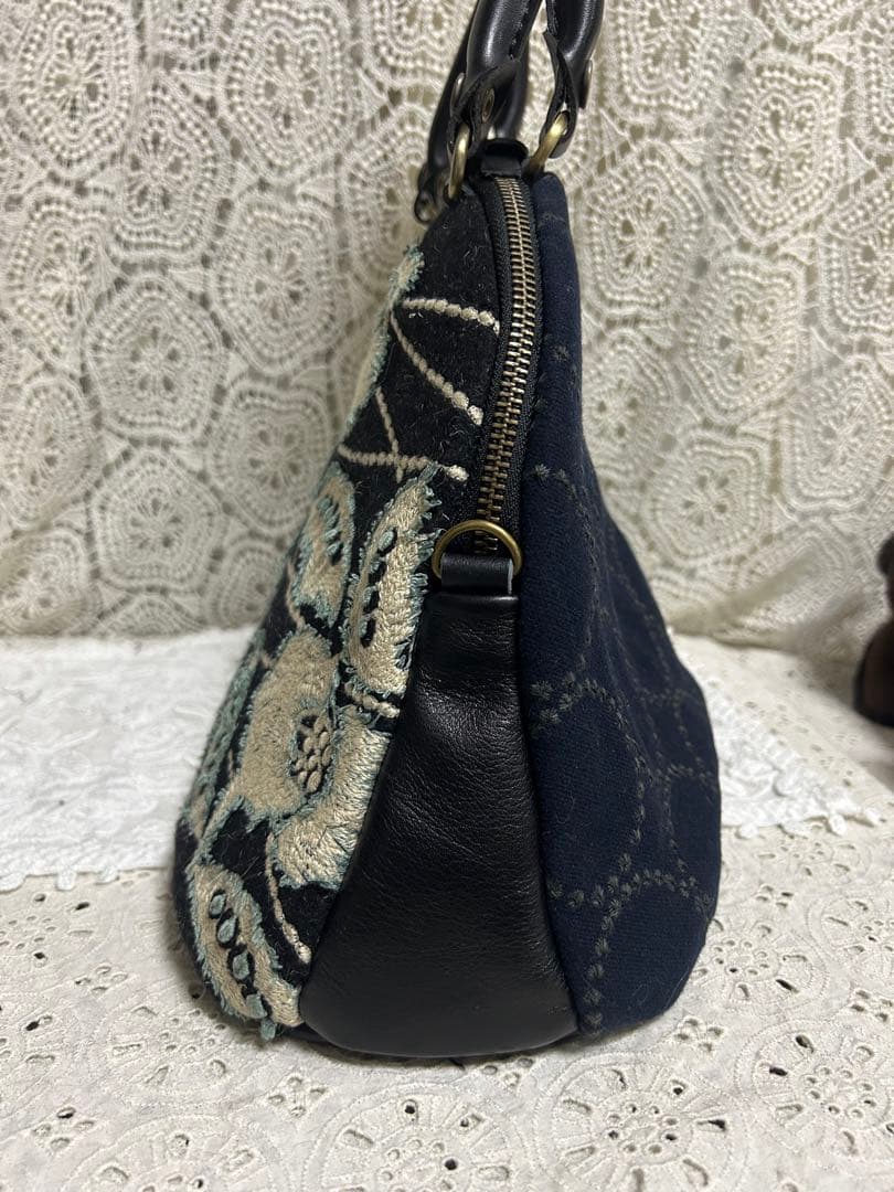 51206A ミナペルホネンハンドメイドブガッティ LLサイズ-即購入OK試着