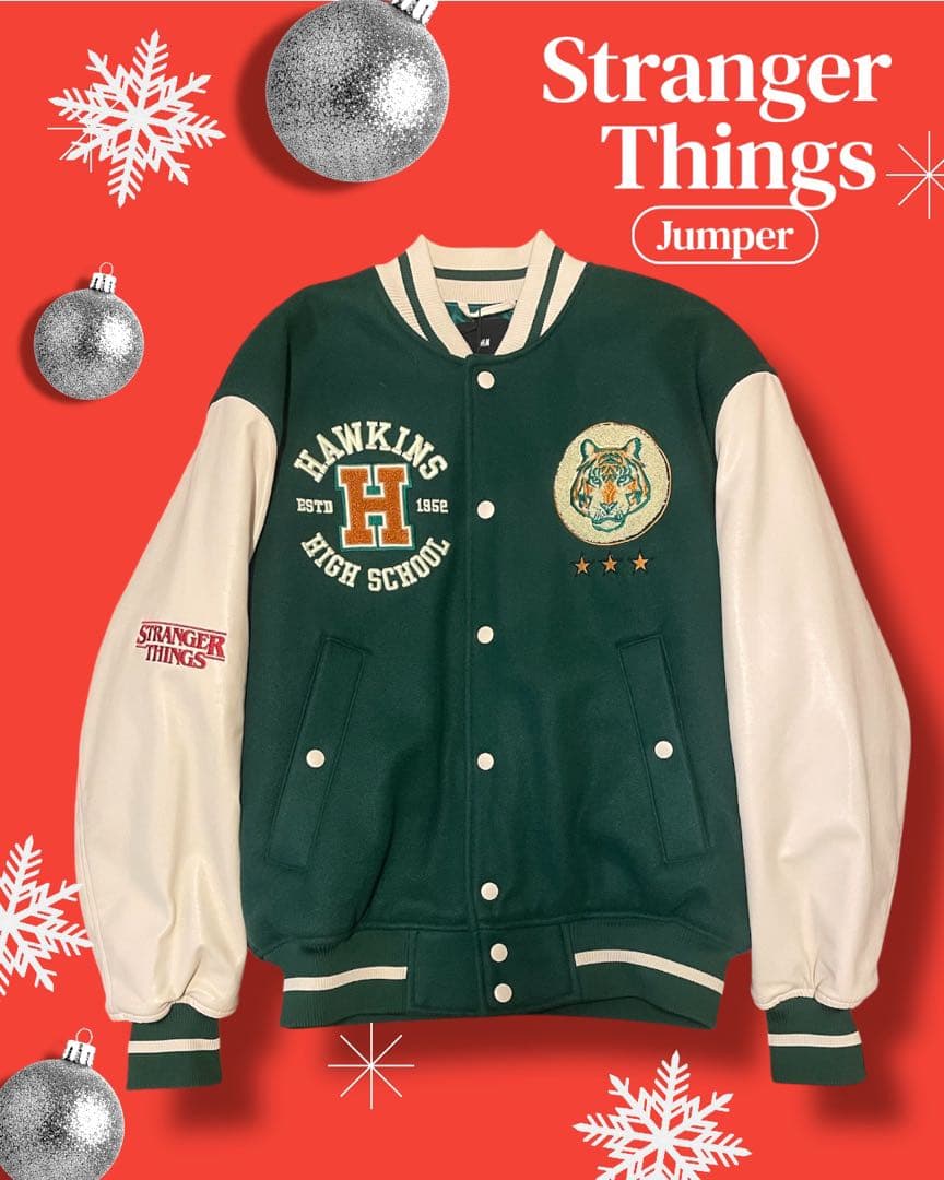 H&M ストレンジャーシングス スタジャン Mサイズ - メルカリ