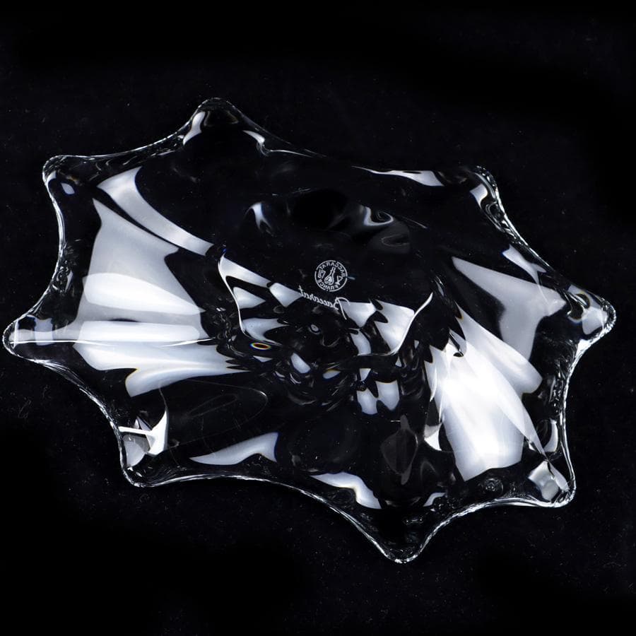 Y2437-6 バカラ キャディックス アッシュトレイ プレート 箱付き PP