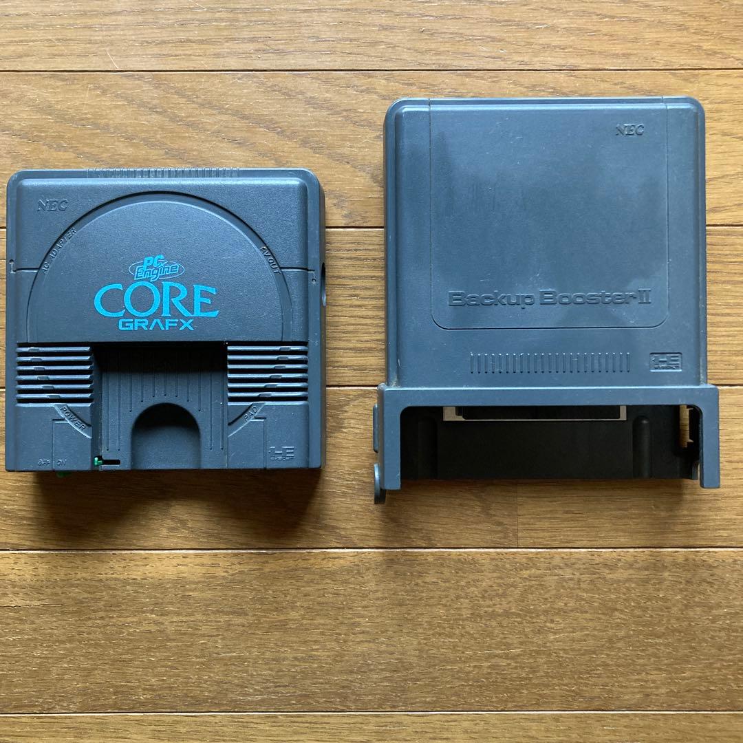 NEC PCエンジン CORE GRAFX本体 グレー 通電確認未了 - メルカリ