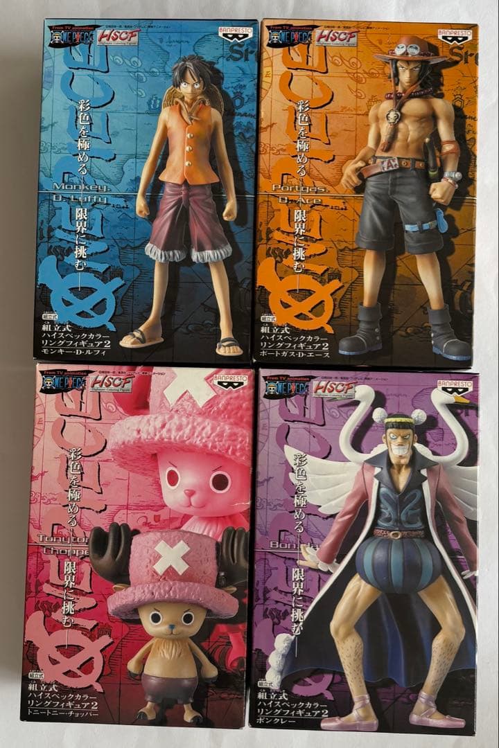 未開封】ワンピース 組立式HSCF2 全4種 - メルカリ