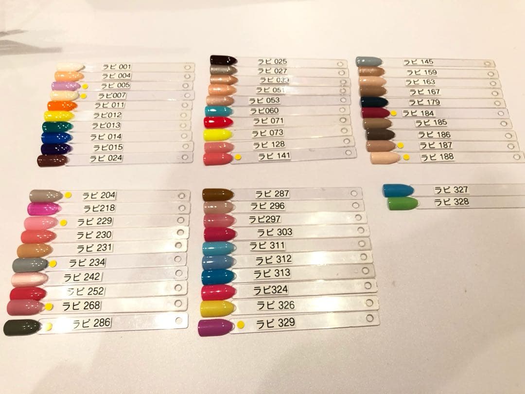 ラピジェル カラージェル 中古 61種類.63個☆ - ジェルネイル・ネイル