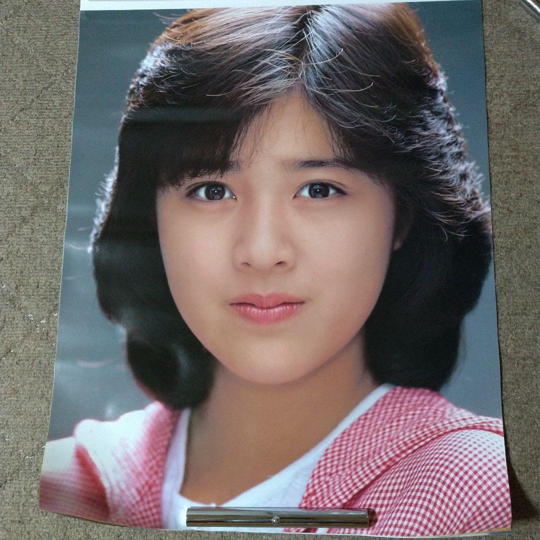 【未開封 希少】菊池桃子さん 大型カレンダー1986年 51.5cmx73cm