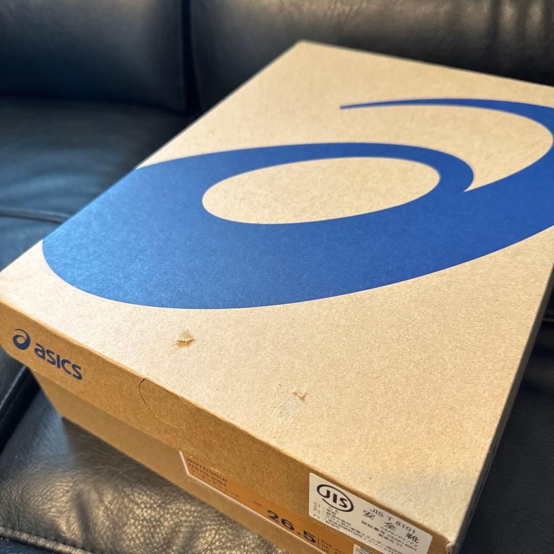 ASICS WINJOB 71S ホワイト/ゴールド 26.5cm