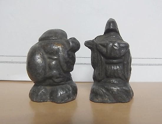 M2902】刻印なし 古い恵比寿 大黒 仏像 古仏 念侍仏 超古物 - メルカリ