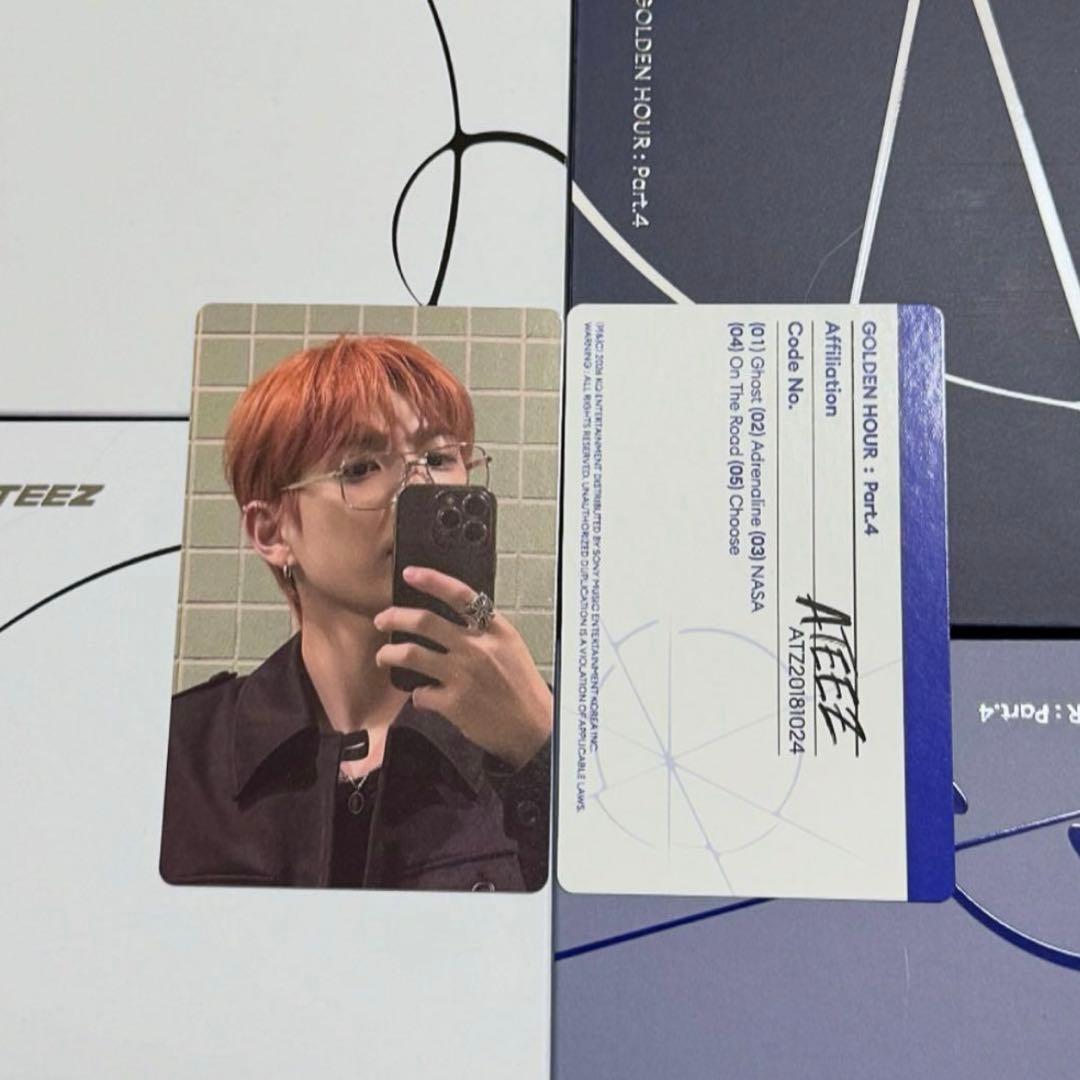 ATEEZ ホンジュン 封入トレカ - メルカリ