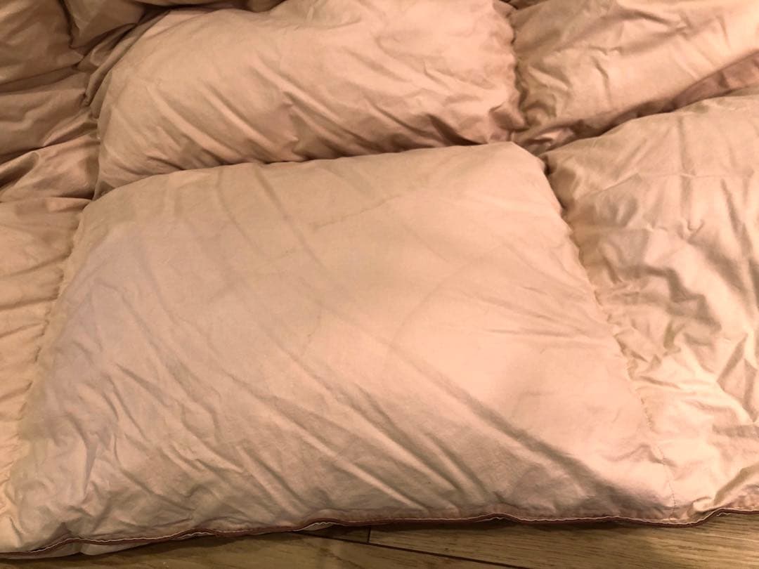 FISBA フィスバ スイス製 ダウン90% ダブル 2.0k 綿100% 一層