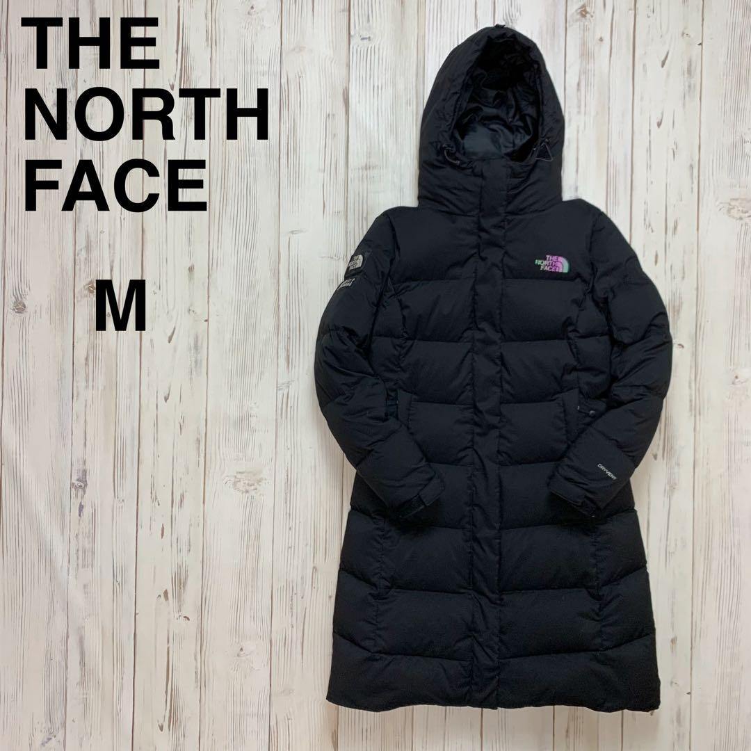 ノースフェイス ドライベント ロングダウンコート ベンチコート メンズ M 黒 THE NORTH FACE ロングダウンコート M ブラック ノースフェイス ベンチ