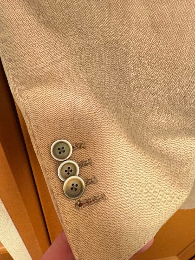 ラルディーニ LARDINI スーツ 48 ベージュ系