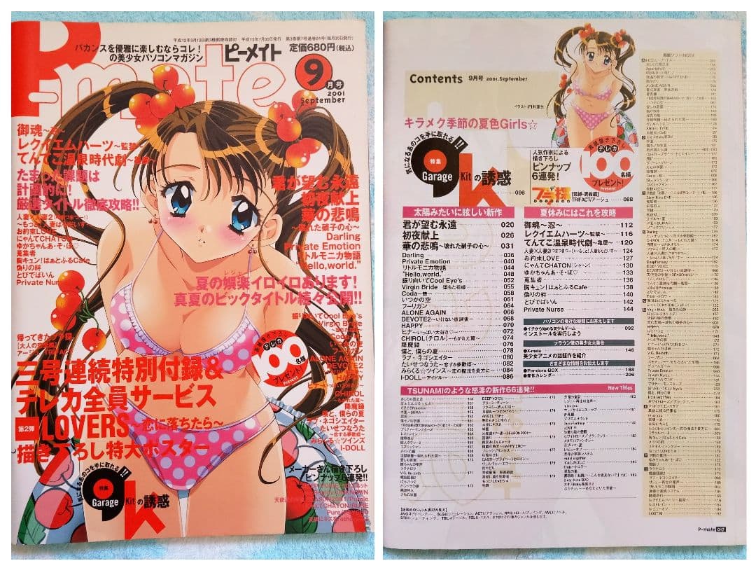 ピーメイト　2001年1月号〜12月号セット