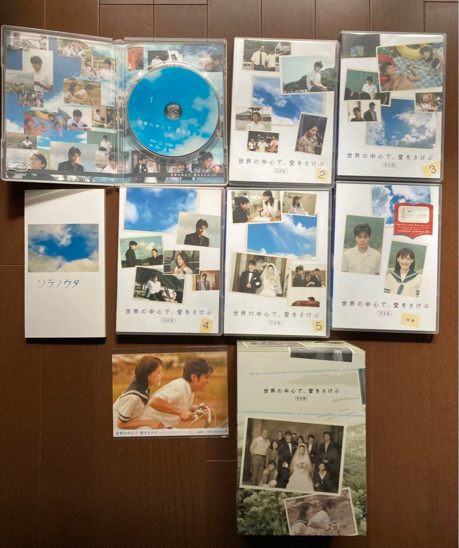 世界の中心で,愛をさけぶ 完全版 DVD-BOX〈6枚組〉&ソラノウタ1冊