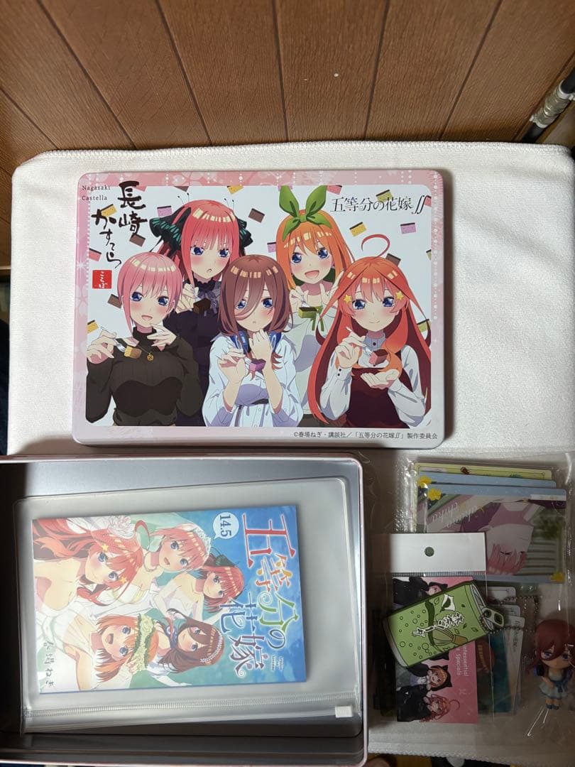 値下げ不可☆三玖グッズ未開封３点＋カラー14冊14.5巻未開封＋三玖収納＋おまけ