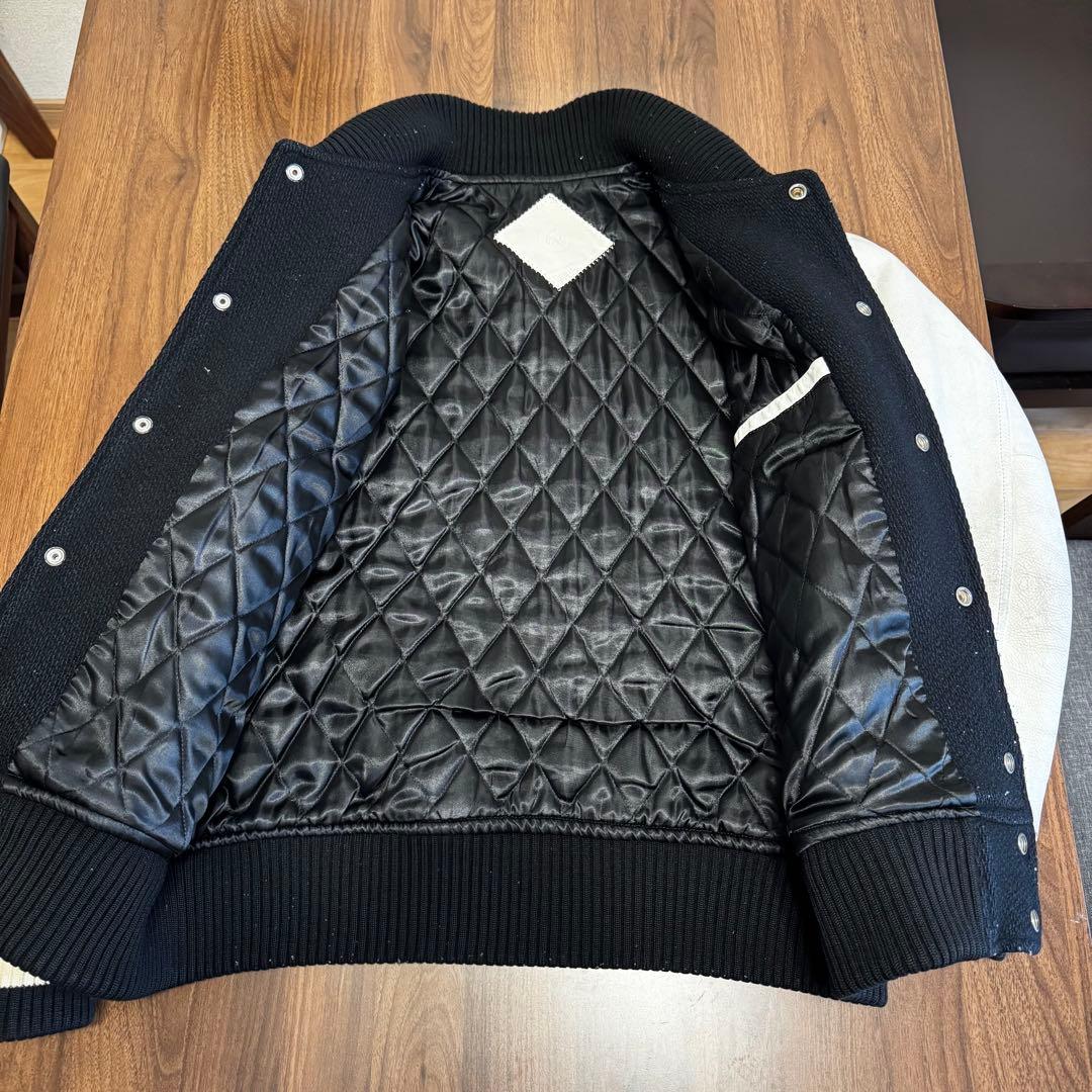 Let it Ride スタジャン 袖レザー メルトン 裏原 Let it Ride（レット