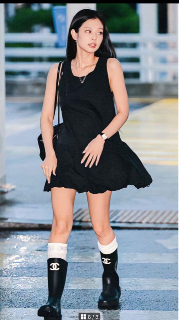 新品 CHANEL レインブーツ 37 ジェニー着用 大人気 - メルカリ