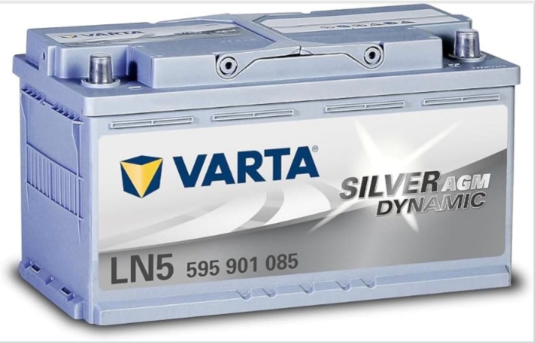 VARTA シルバーAGMバッテリー LN5 595 901 085 Amazon | VARTA(バルタ) Silver Dynamic AGM LN5 (595 901 085) 輸入車