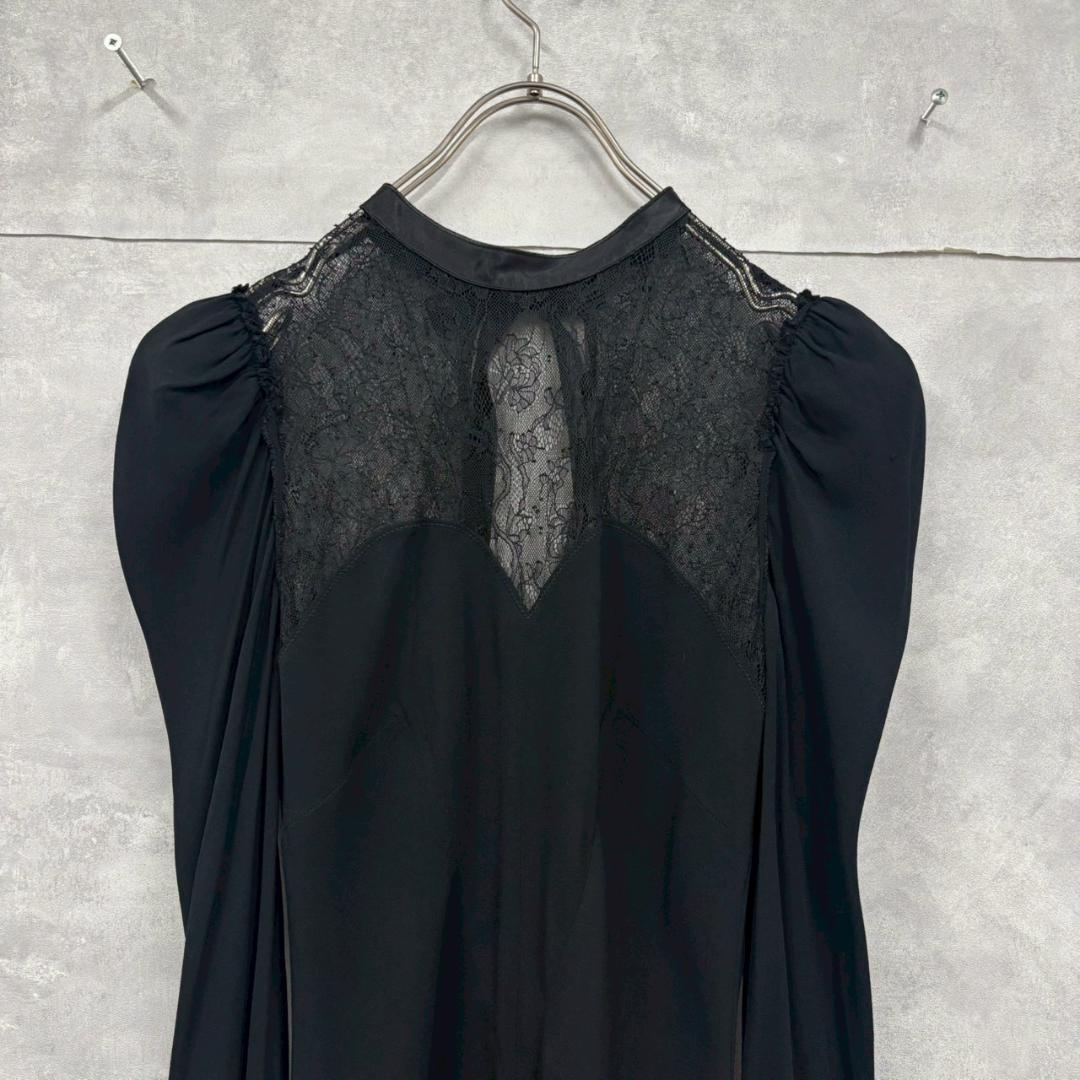 DOLCE & GABBANA レース 襟リボン デザイン ドレス N1842 True Vintage