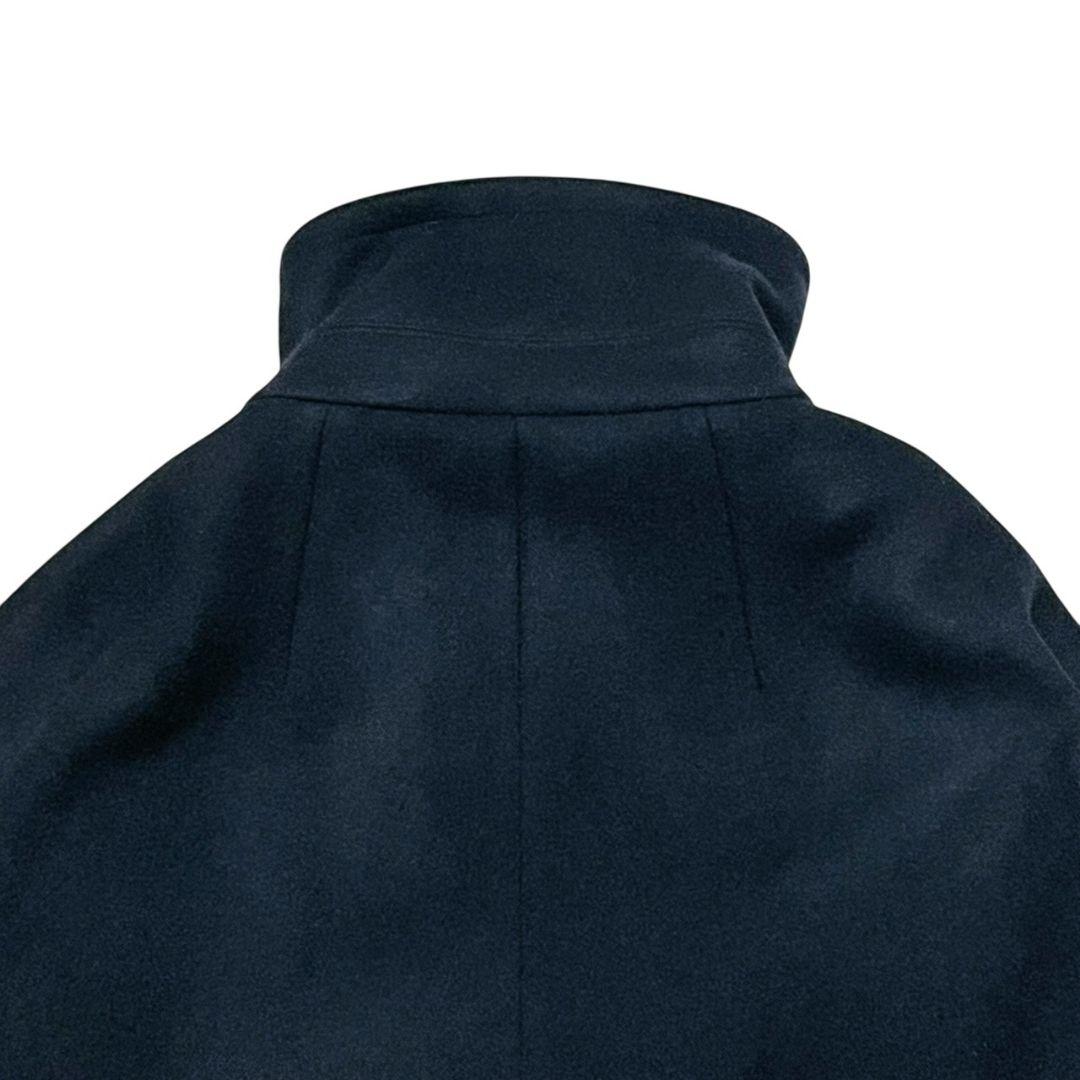 25AW✨ 新品タグ付き NOBLE スタンドカラーオーバーコート ネイビー