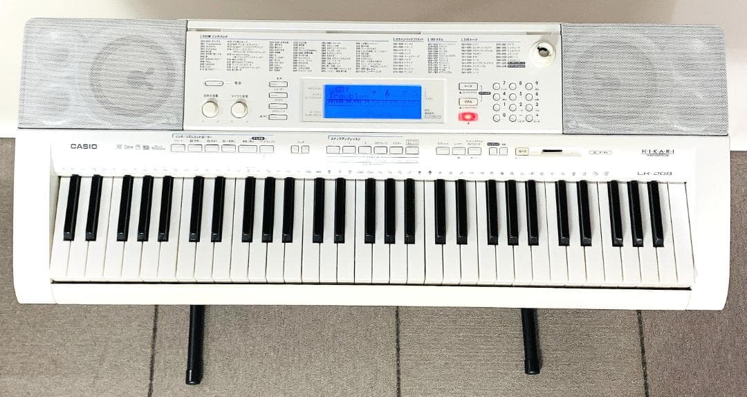 CASIO LK-208 光ナビゲーション キーボード【音出し動作確認済み