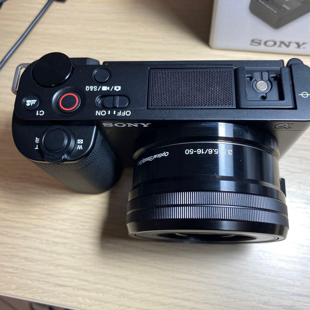 Sony ZV-E10 EPZ16-50キット シューティンググリップ 充電器付 - メルカリ