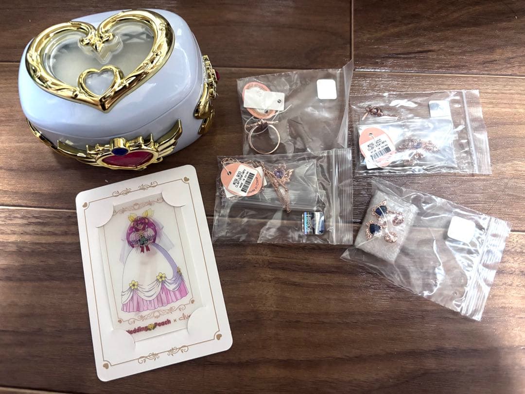 ウェディングピーチ　韓国限定　ジュエリーボックスとアクセサリーセット ウェディングピーチ 韓国限定 ジュエリーボックスとアクセサリーセット