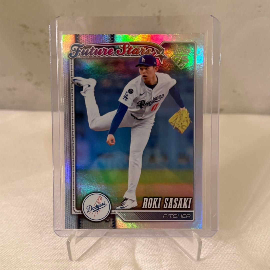 最終値下げ topps Roki Sasaki 佐々木朗希 リフラクター - メルカリ