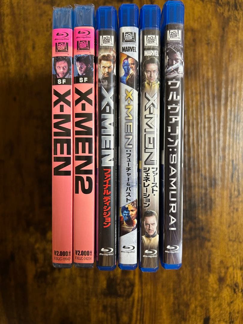 X-MEN ブルーレイ 6枚セット ウルヴァリン まとめ売り マーベル - メルカリ