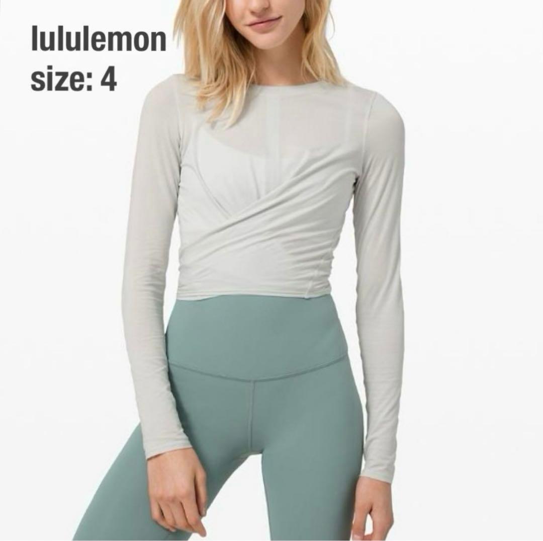 美品】lululemon ルルレモン 長袖 クロップ丈 トップス - メルカリ
