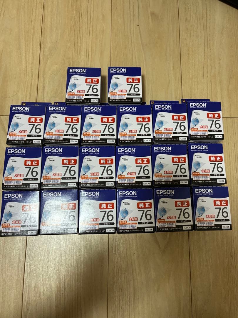 EPSON 76インクカートリッジ 20個セット Amazon.co.jp: エプソン 純正 インクカートリッジ 地球儀 IC4CL76 4色